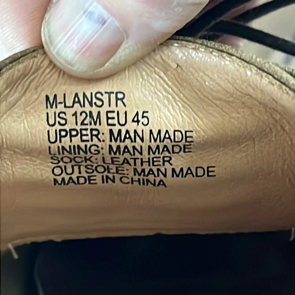 Steve Madden Oxford Casual Tan Shoe Slight Use US Size 12M